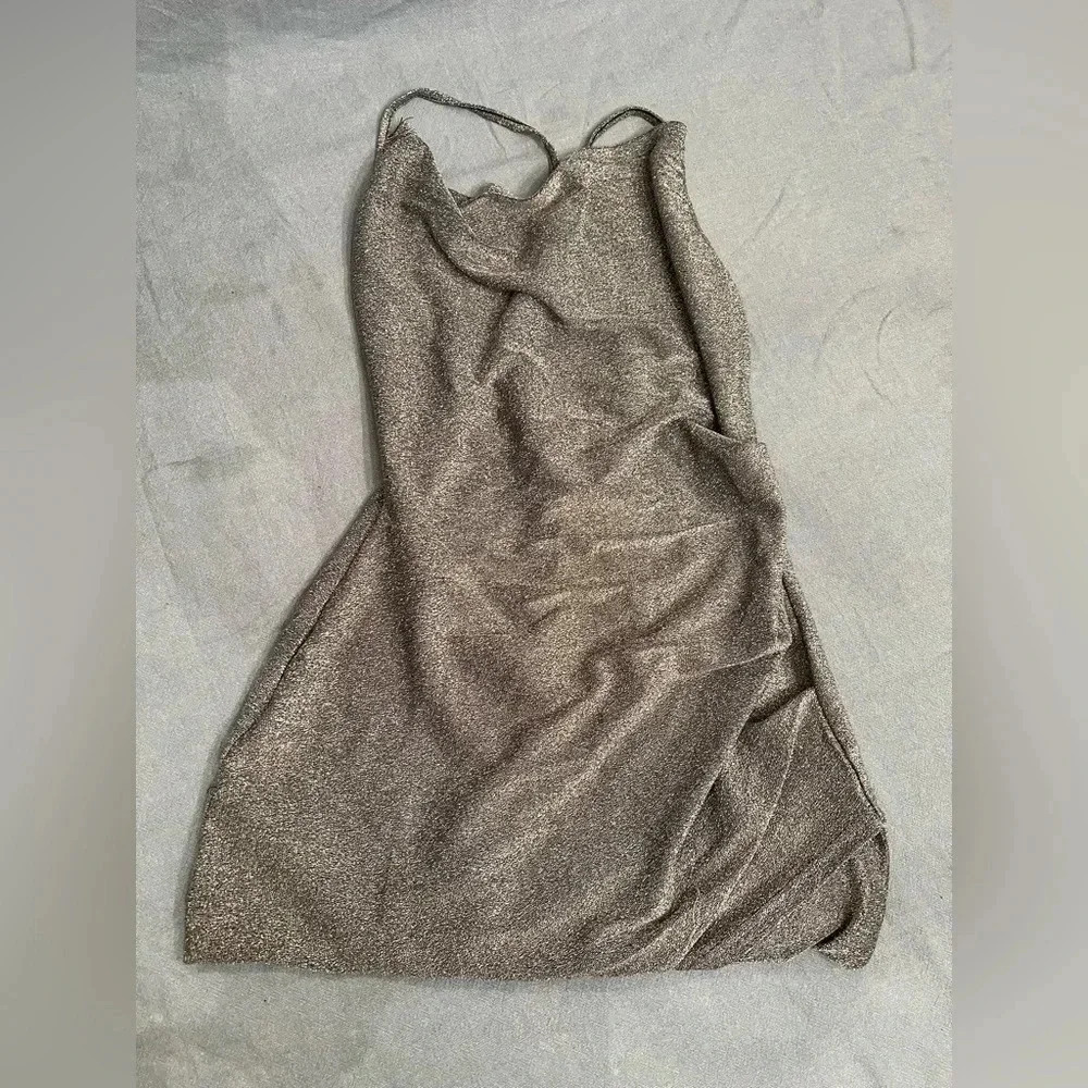 SILVER SPARKLY DRESS - Picture 4 of 4